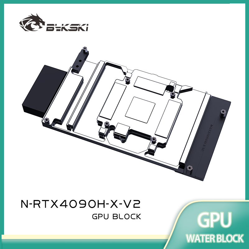 Rtx 4090 Water Block Full Cover - บล็อกระบายความร้อน GPU Bykski สำหรับการ์ดจอ NVIDIA RTX