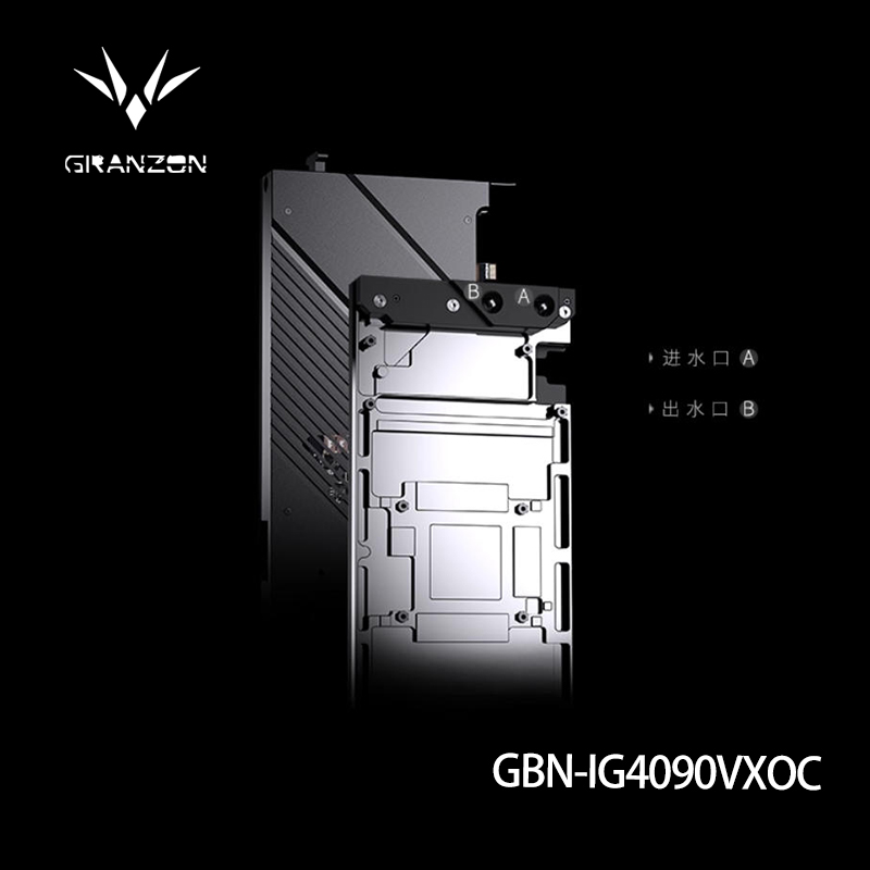 Rtx 4090 Water Block Full Cover - ชุดระบายความร้อนด้วยน้ำ Granzon สำหรับการ์ดจอ Colorful IGame GeForce