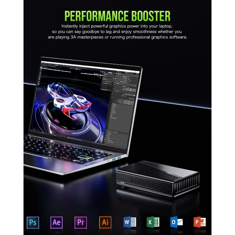 แท่นเชื่อมต่อการ์ดจอภายนอก Ocu - Oculink Gpu Dock Station บทวิจารณ์และราคา
