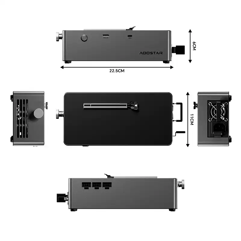 สถานีเชื่อมต่อการ์ดจอ AG01 EGP - Oculink Gpu Dock Station บทวิจารณ์และราคา