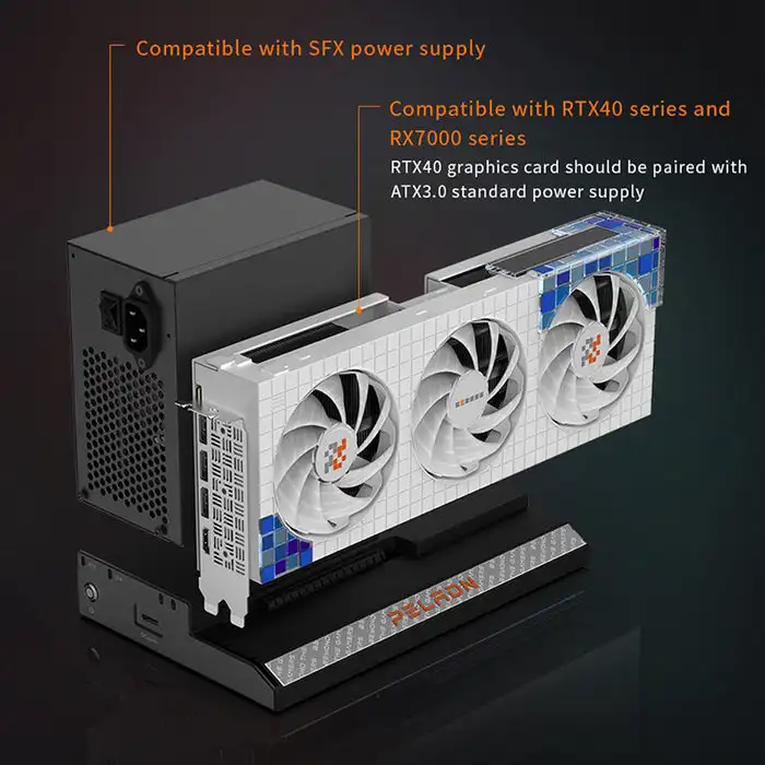 PELADN ลิงค์ S-2 แท่นวางการ์ดก - Oculink Gpu Dock Station บทวิจารณ์และราคา