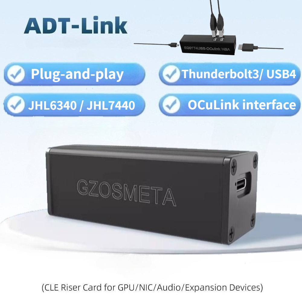 อะแดปเตอร์ T3 / T4 OCuLink Thu - Gpu External Dock Egpu Thunderbolt 4 บทวิจารณ์และราคา