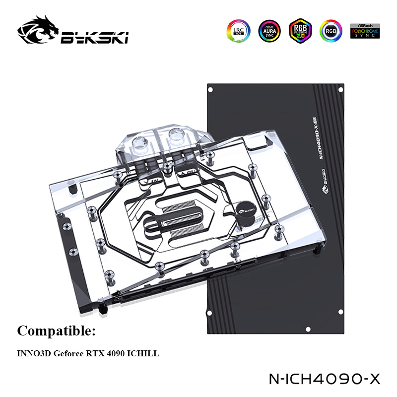 Bykski Water Cooler ใช้สําหรับ - Rtx 4090 Water Block Full Cover บทวิจารณ์และราคา