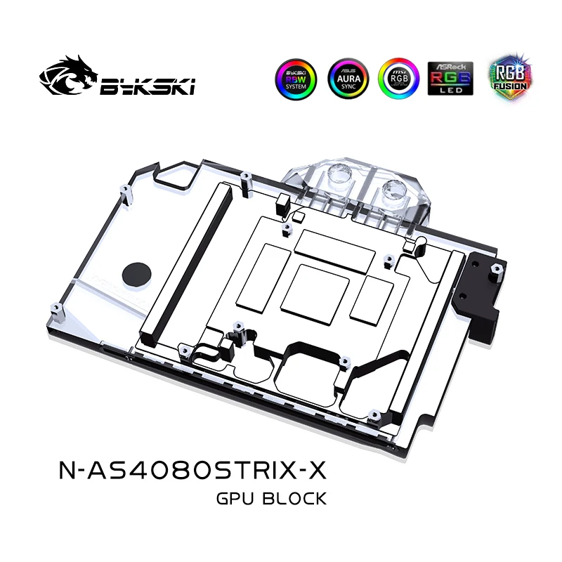 บล็อกระบายความร้อน GPU Bykski  - Rtx 4080 Water Cooling Block บทวิจารณ์และราคา